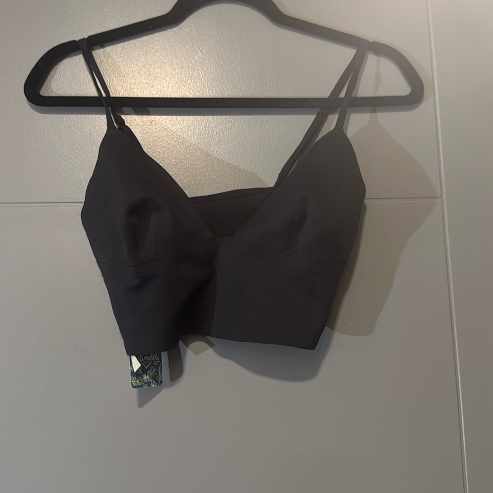 Black bralette free people